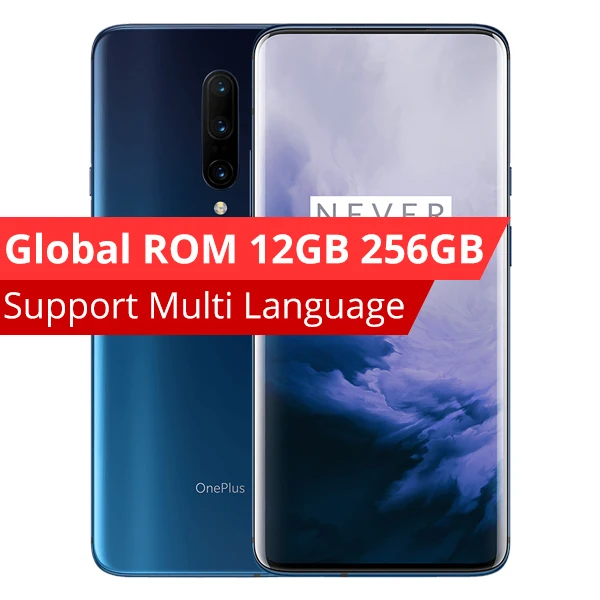 12GB 256GB Blue Oneplus 7 Pro, 6 ГБ ОЗУ, 128 Гб ПЗУ, мобильный телефон Snapdragon 855, четыре ядра, 6,67 дюймов, AMOLED, камера 48 МП, 4000 мАч, NFC - Цвет: 12GB 256GB Blue