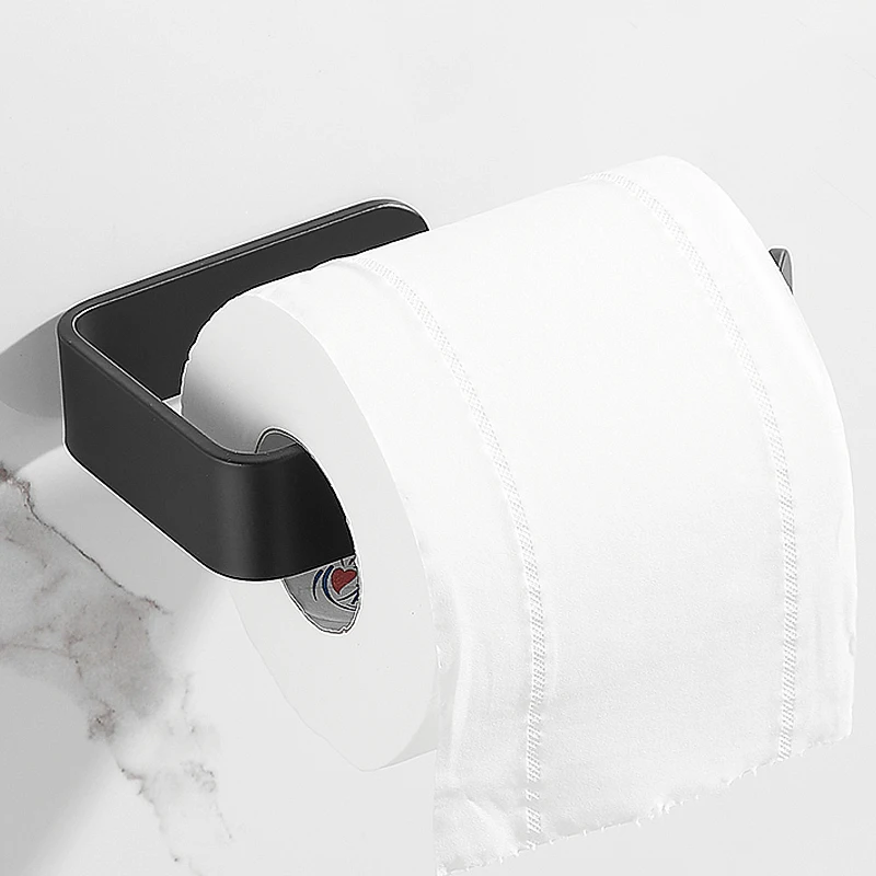 Матовый черный/матовый/золотистый держатель для туалетной бумаги MOLI из