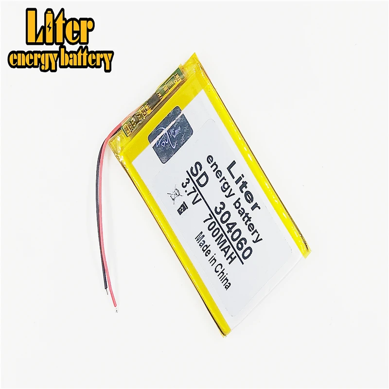 3 7 V полимерный литиевый аккумулятор 304060 284060 MP3 MP4 MP5 700MAH игровой автомат литр