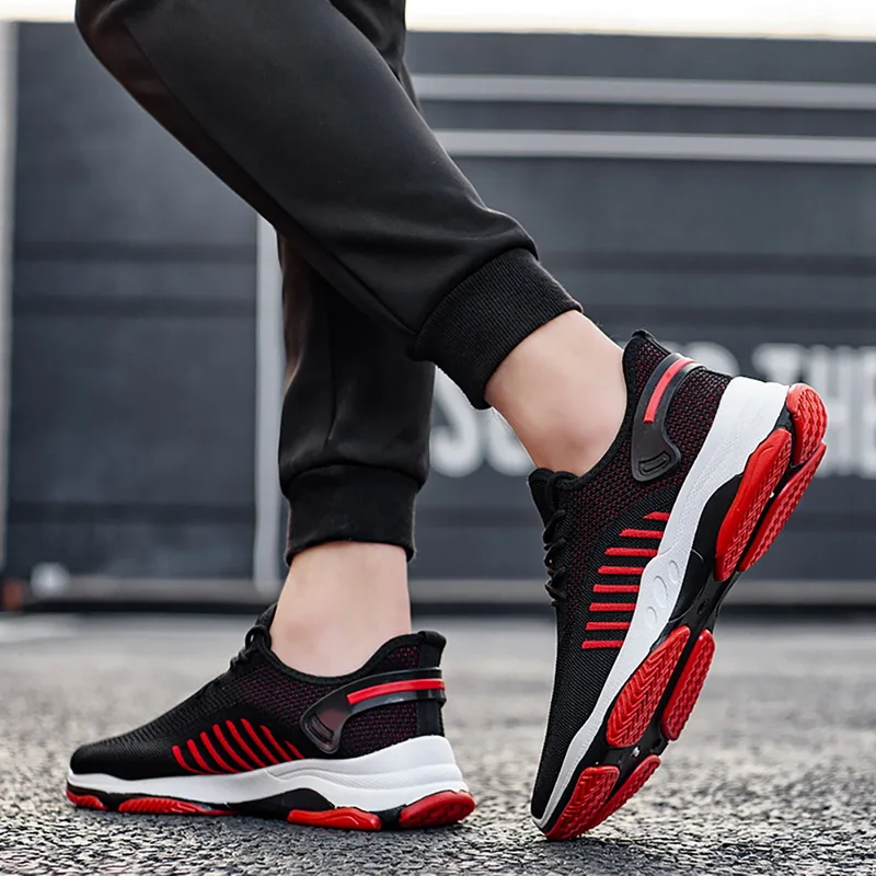 Кроссовки мужские на шнуровке Вулканизированная подошва | Обувь