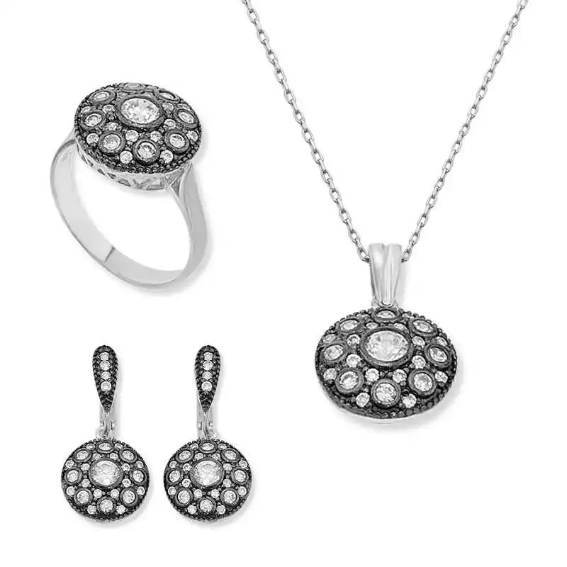 

Silverlina Silver Diamond Model Women 'S Set