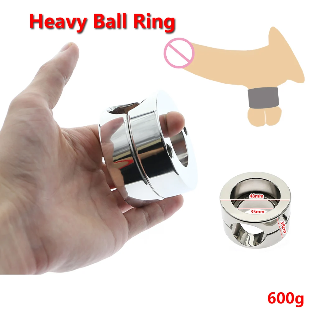 Металлическая подвеска для мошонки 600 г яиц кольцо пениса из нержавеющей стали