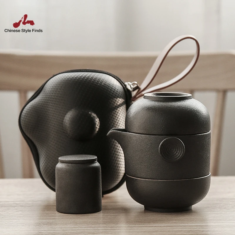 Чайный набор керамический чайный горшок Gaiwan с 2 чайными чашками кофейный