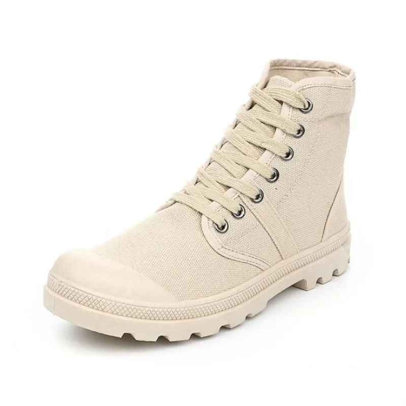

2022The new fashion couple canvas shoes Autumn winter new non-slip breathable male outdoor High-top casual shoes 237
