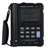 ms5308 handheld auto range digital lcr bridge test inductance capacitance resistance meter 100khz rs232 dual lcd display