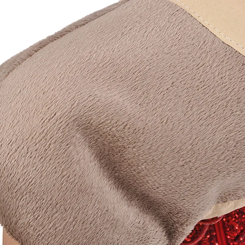 Женские свадебные сапоги до бедра sgesвье с блестками золотистые серебристые