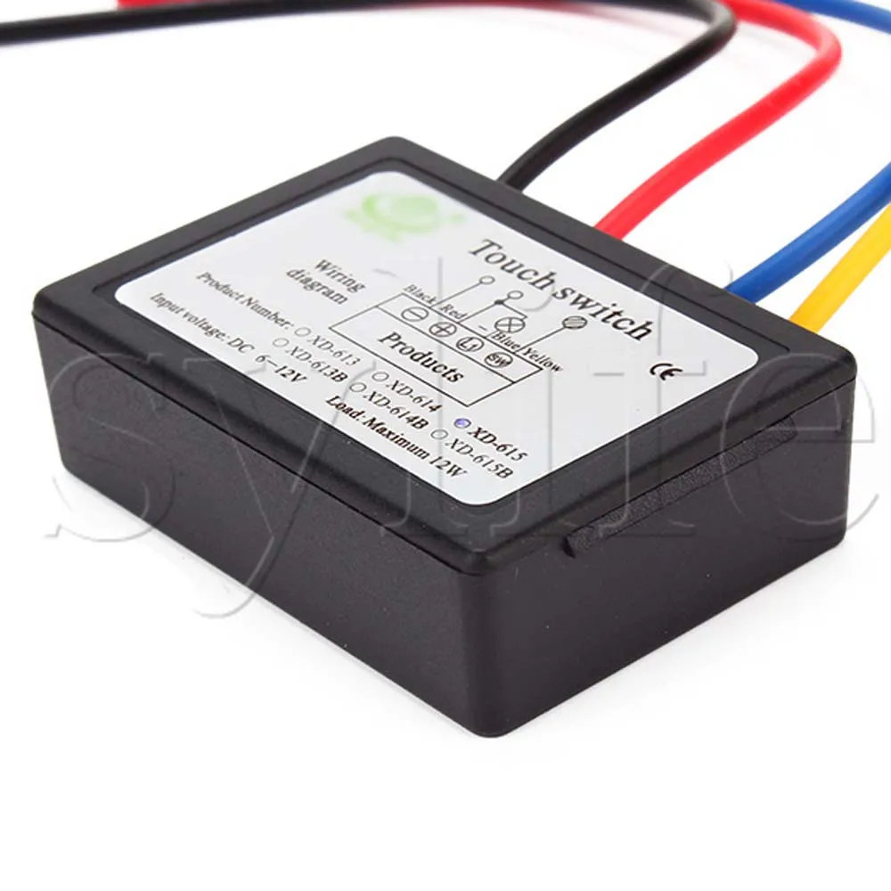 Домашний ВКЛ./ВЫКЛ. XD615 сенсорный переключатель 6 12 В постоянного тока для