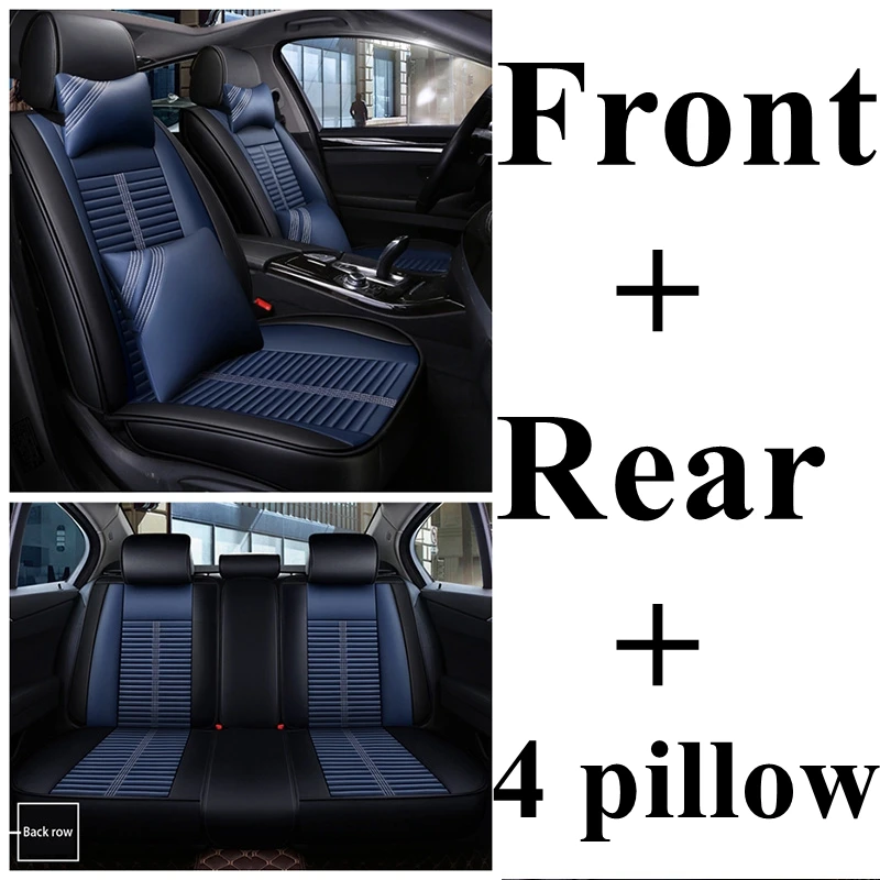 black blue luxury Автомобильный чехол для сиденья Volkswagen Passat b5 b6 b7 b8 polo Touareg golf 4 5 6 7 Bora Candy Magotan Sagitar Sportsvan Phideon gol - Название цвета: black blue luxury