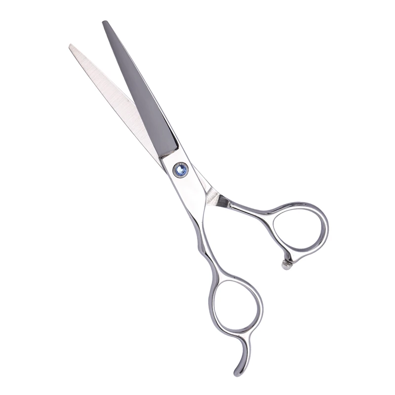 

6.0 Inch Silver Cutting Thinning Blunt Tip High Quality Hair Dressing Left-handed Scissors