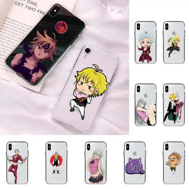 

Anime Seven Deadly Sins Phone Case for iphone 11 12 13 mini pro XS MAX 8 7 6 6S Plus X 5S SE 2020 XR case