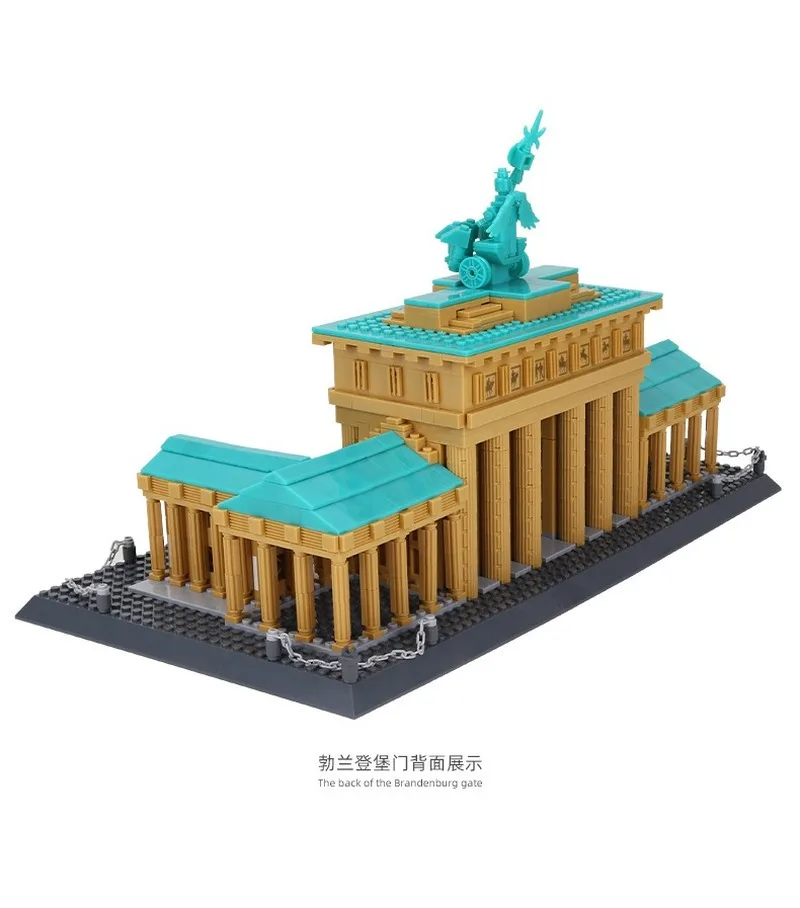 

1552PCS WANGE 6211 City Street View Brandenburgertor Building Blocks Bricks Collection Model Toy DIY Gift for Children Birthday