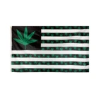Флаги и баннеры Flagnshow с зелеными американскими листьями, 90x150 см, 3x5 футов, американский флаг для украшения комнат