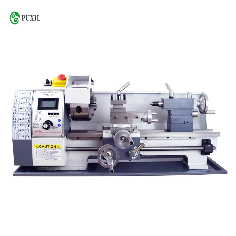 WM210V Small Metal Lathe / 750W Brushless Motor Steel Gear 210V lengthened 400mm | Инструменты