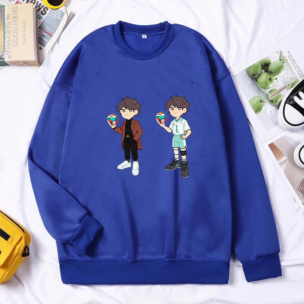 

Japan Anime Haikyuu Hoodies Men Karasuno Sweatshirts Streetwear Fly High School Volleyball Club Pullovers Hommes Sudaderas Tops