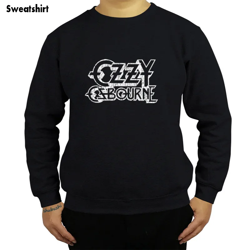 

Ozzy Osbourne 'Vintage Logo' hoodies autumn Paried hoody Top Men hoody Great Quality Funny Man Cotton sweatshirt sbz1090