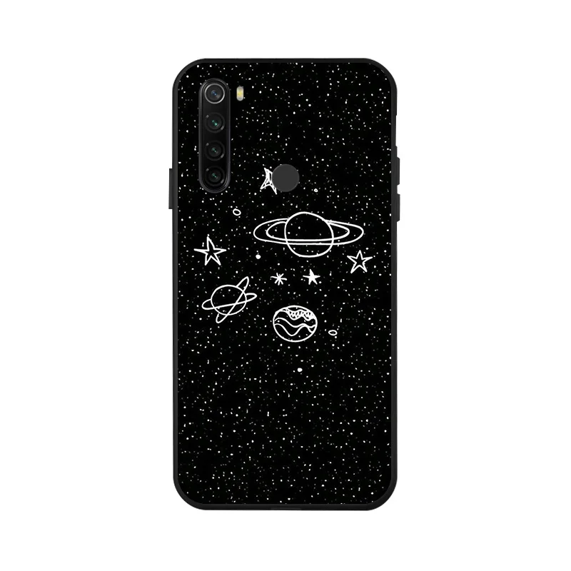 x042 Чехол для Redmi Note 8 T, 3D, сделай сам, Окрашенный черный, силиконовый, мягкий, ТПУ, матовый чехол для телефона, для Xiaomi Redmi Note 8 Pro 8 T, задняя крышка, чехол - Цвет: x042