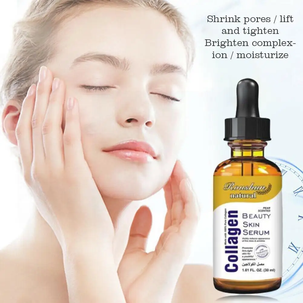 Коллагеновые пептиды Сыворотка для лица крем против старения морщин осветляет
