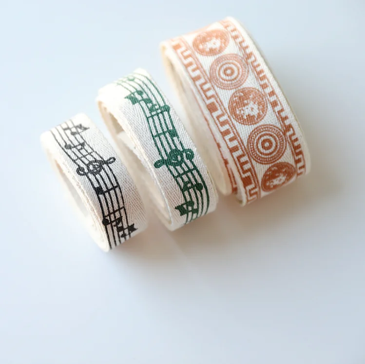 Хлопковая кружевная отделка в виде музыкальной ноты черного и зеленого цвета 2