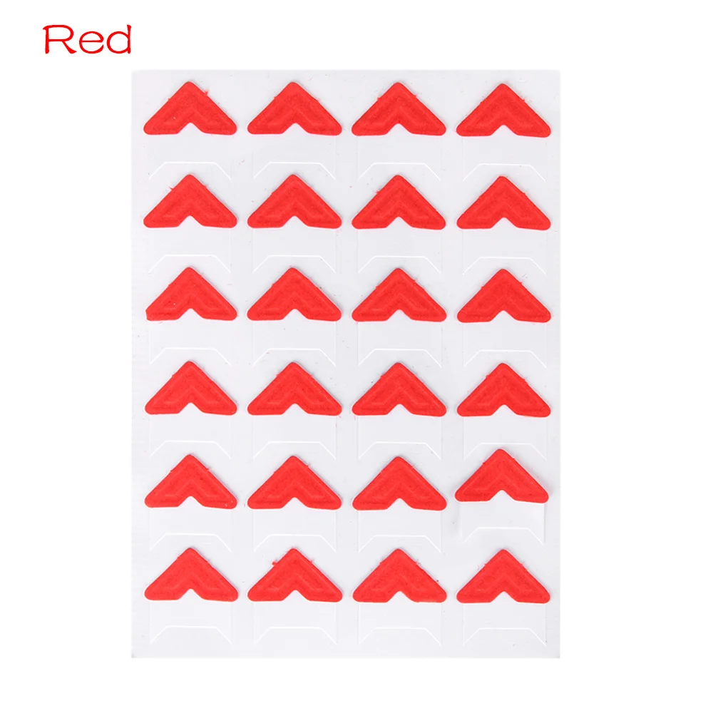 red 72 шт. фотоальбом скрапбук фото уголок протекторы DIY ручной работы наклейки декор для скрапбукинга - Цвет: red