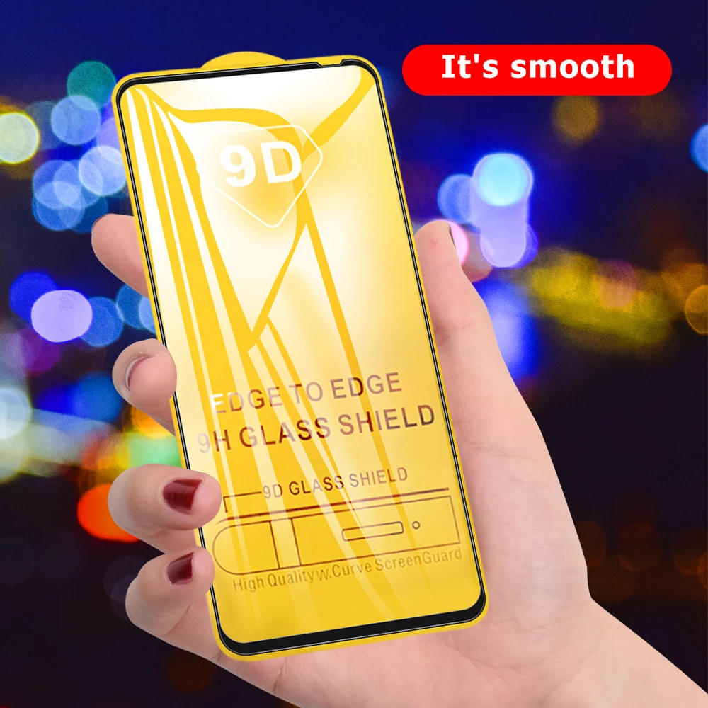 Защита экрана для Huawei P40 Lite E 9D защитное стекло с закругленными краями Honor V30 V30Pro 9H