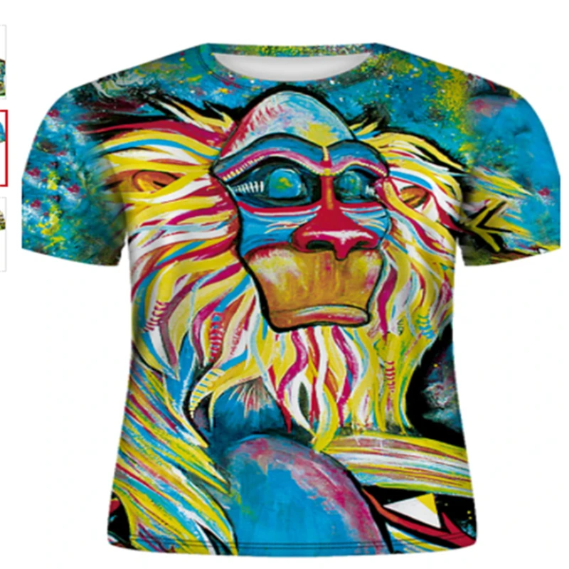 

2021 new cartoon venom T-shirt men 3D printing fashion short-sleeved T-shirt streetwear summer top casual