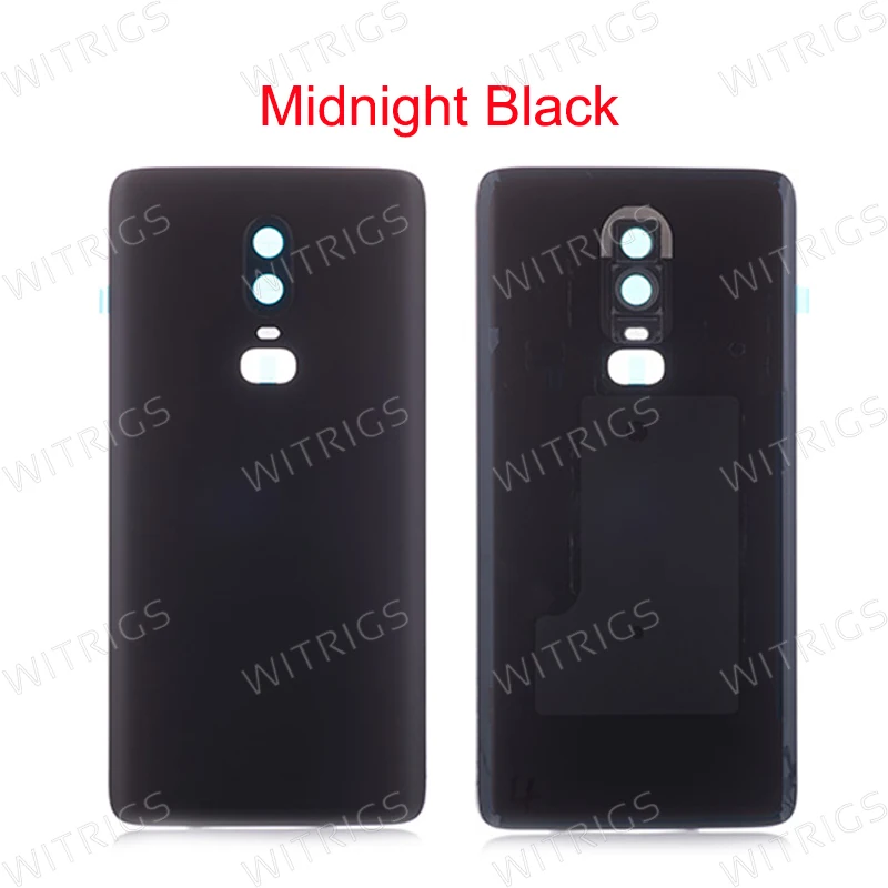 Witrigs для OnePlus 6 крышка батареи задняя крышка задняя дверь корпус крышка чехол оболочка замена с клейкой линзой для One Plus 6