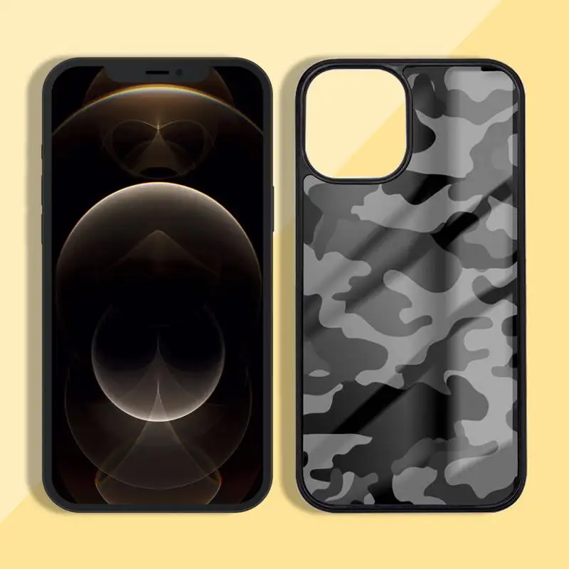 

Camouflage Pattern Camo military Phone Case Silicone TPU+PC For iPhone11 12 mini Pro MAX 7 8 Plus X XR XS Samsung S20 10 9 8Plus