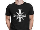 Футболка с надписью Cross Sign From Far Cry 5, Стильная мужская футболка для фитнеса 2018, с круглым вырезом, уличная одежда для отдыха, на заказ