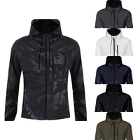 jacket autumn and winter jacket mens soil loose to increase hooded plus fleece windproof casual jacket men