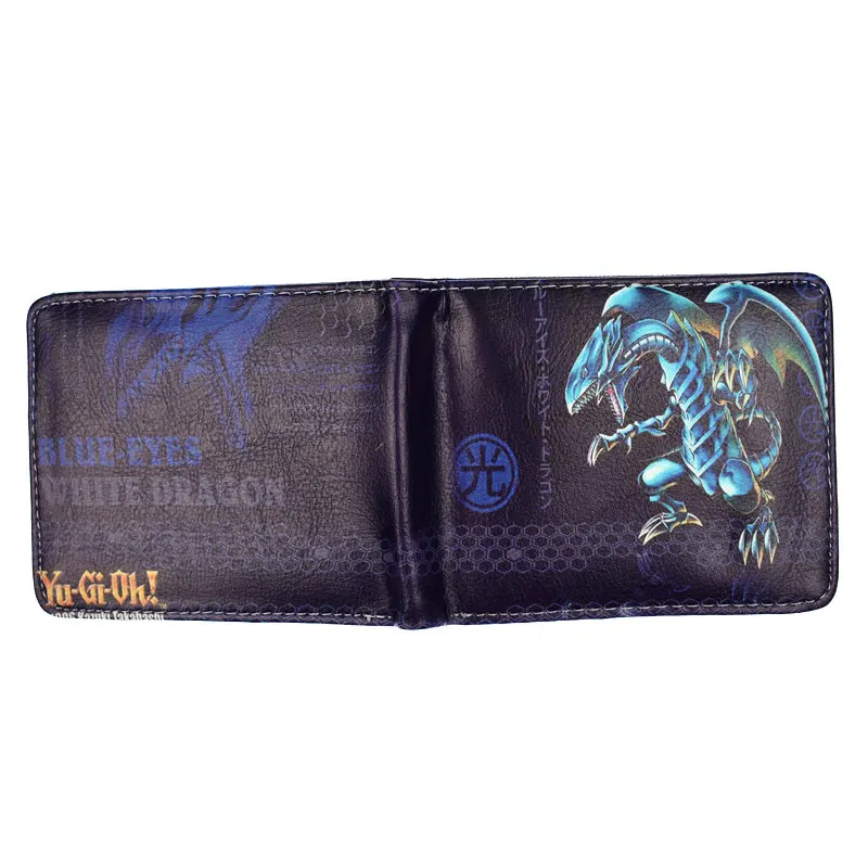 Мультфильм Yu Gi Oh короткий кошелек Высокое качество PU мужской кошелек мальчик кошельки для монет