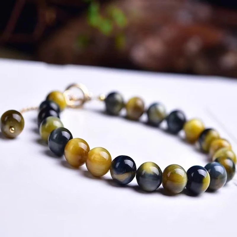 

Dream Tiger Eye Stone Bracelets Men and Women Gifts High Quality 8mm Natural Stone Chakra Bracelet Unisex Fashion Jewelry