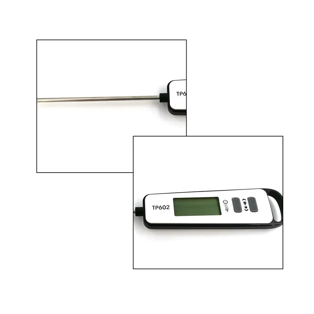 

Kitchen Digital Display Probe Thermometer Digital Cooking Food Meat Speed Reading With Backlight Thermometer