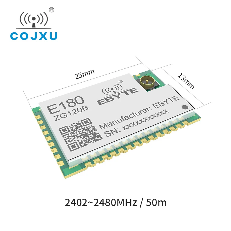 ZigBee 3 0 EFR32 SMD IoT штамп отверстие IPEX E180-ZG120B Беспроводной модуль приемопередатчика