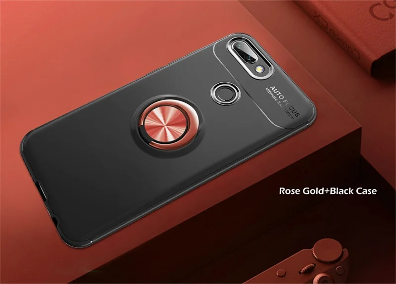 Rose Black Умный чехол huawei P для huawei P, роскошный Ультратонкий чехол для задней панели телефона, полный защитный чехол для huawei P, умный чехол - Цвет: Rose Black