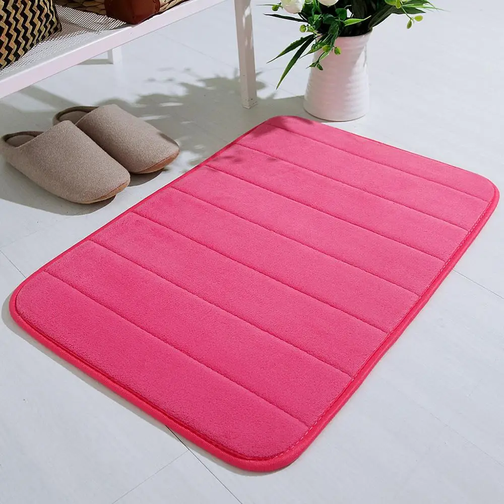 carpet Кухонный водопоглощающий нескользящий дверной коврик впитывающий мягкий коврик с эффектом памяти напольный для ванной и спальни душевой коврик Декор@ 30 - Цвет: carpet
