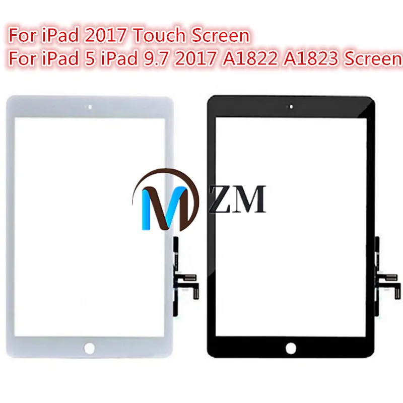 Сенсорный экран для iPad 2017 сенсорный дигитайзер 5 9 7 A1822 A1823 стеклянная панель