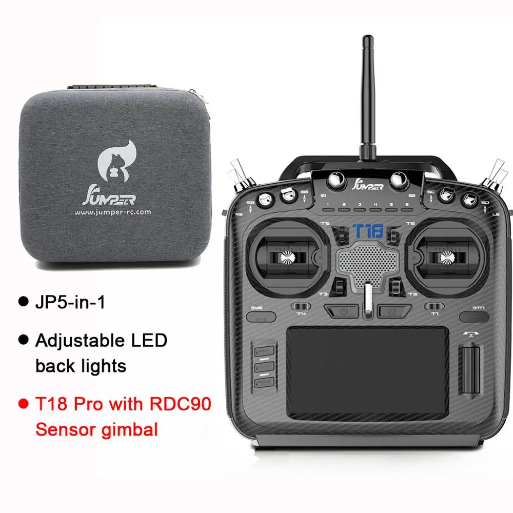 Jumper T18 Pro радио с RDC90 датчик JP5 in 1 RF модуль открытый TX источник мульти протокол 2 4G