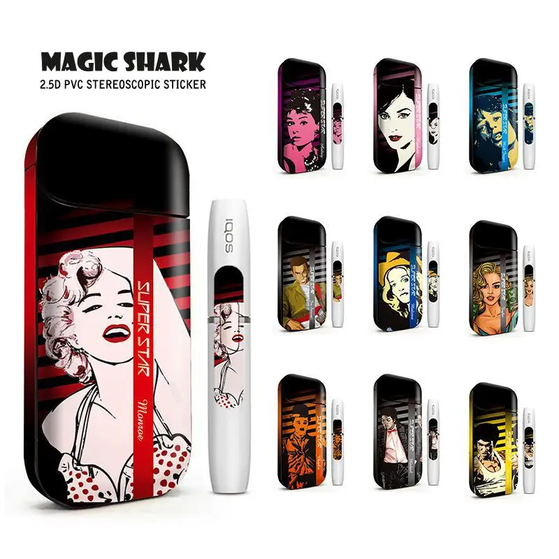 Наклейка для IQOS 2 4 Plus наклейка на крышку электронной сигареты p | Мобильные