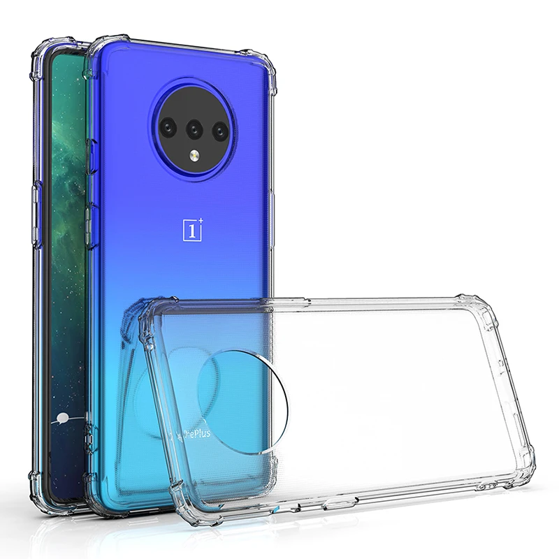 360 Прозрачный чехол для телефона с воздушной подушкой Oneplus 6 6T 7 7T Pro тонкий ТПУ