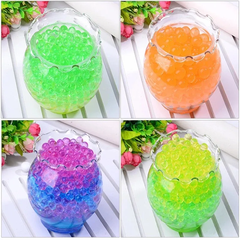 1000/5000 шт. кристаллическая почва грязи гидрогель гель в воде детские игрушки