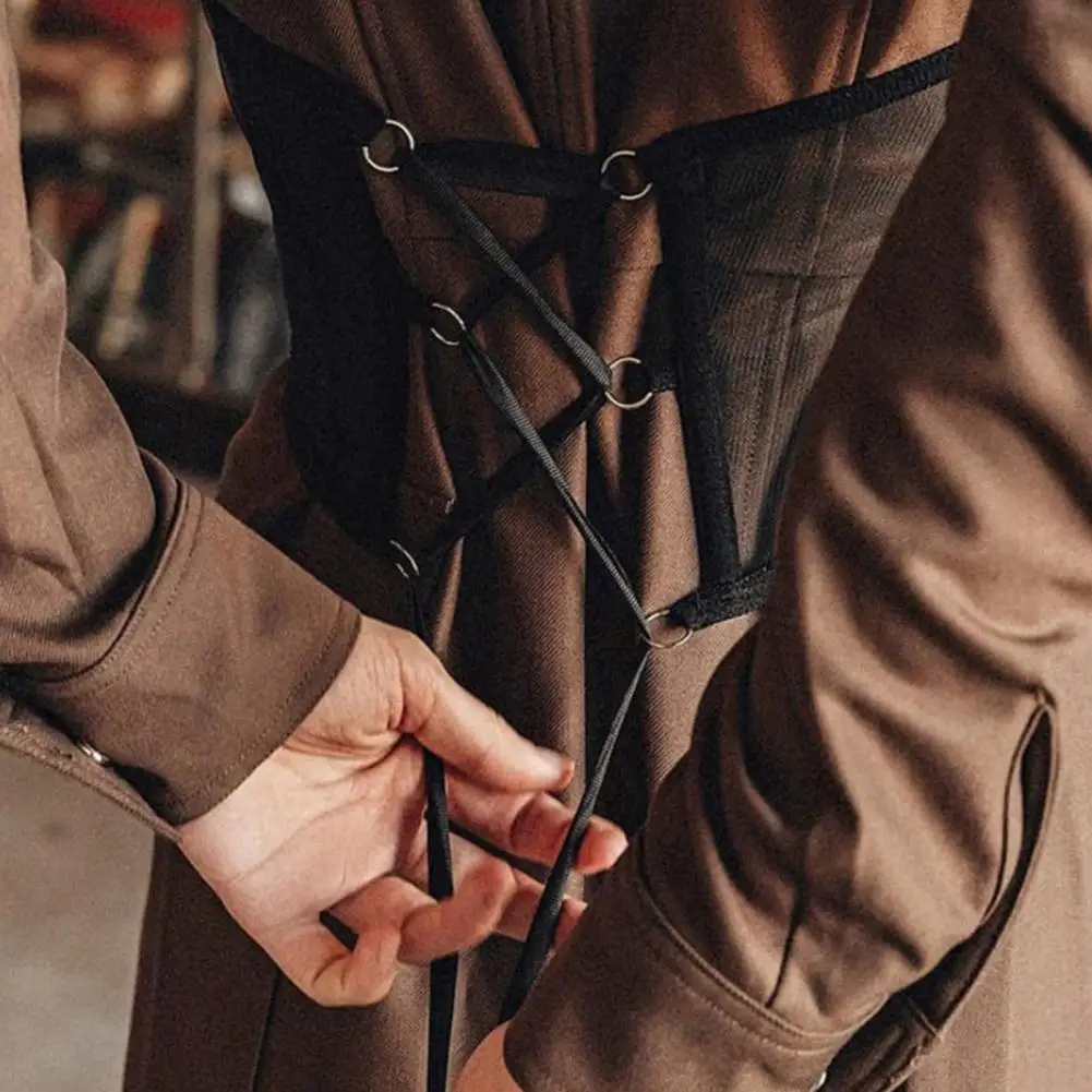 

New fashion Belts for Women Lace up Wide Belt Mesh Elegant Women Metal Chain Straps Female Stretchy Wide Belt Ladies Asymmetry