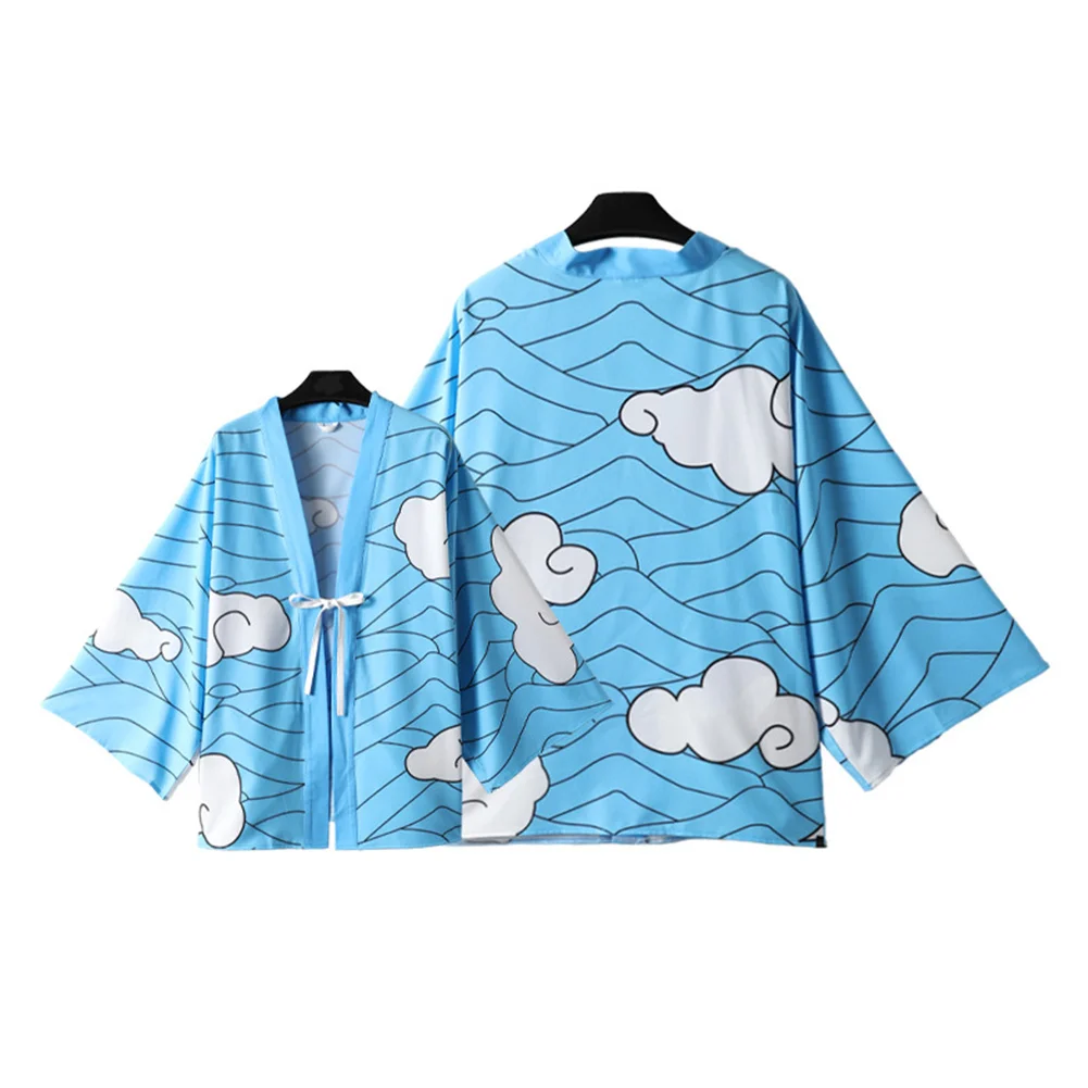 Костюм для косплея из аниме рассекающий демонов мужское кимоно кардиган на