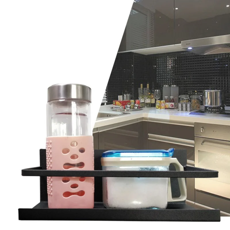 

Stainless Steel Magnetic Shelf Strong and Durable for Refrigerator Spice Storage Kitchen Seasoning Rack Kitchen Organizer