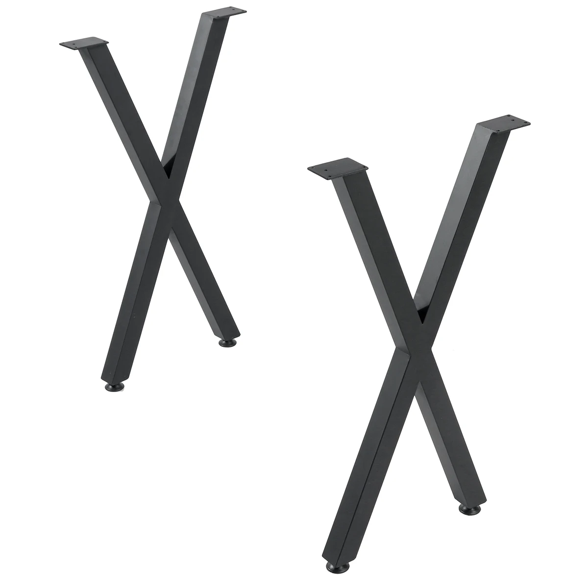 

Wrought Iron Table Legs Metal X-Shape Frame Home Furniture Legs Coffee Table Desk Stand Feet Anti Scratch Floor Pads meubles