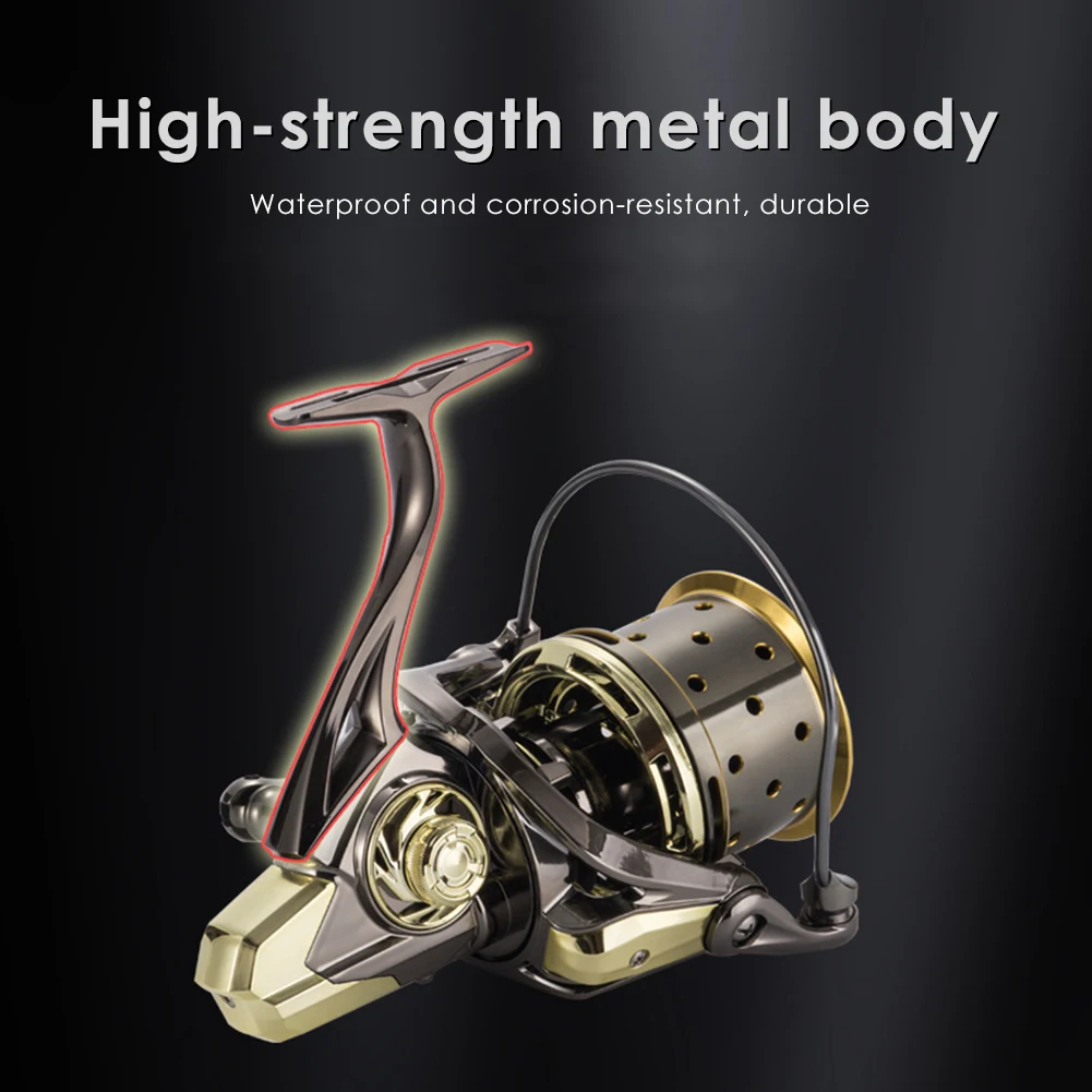 

Anti-corrosion Spinning Reel Bearing 10+1BB 25kg Speed Ratio Long Cast Fish Line Coil Anchor Wheel Fishing Tackle