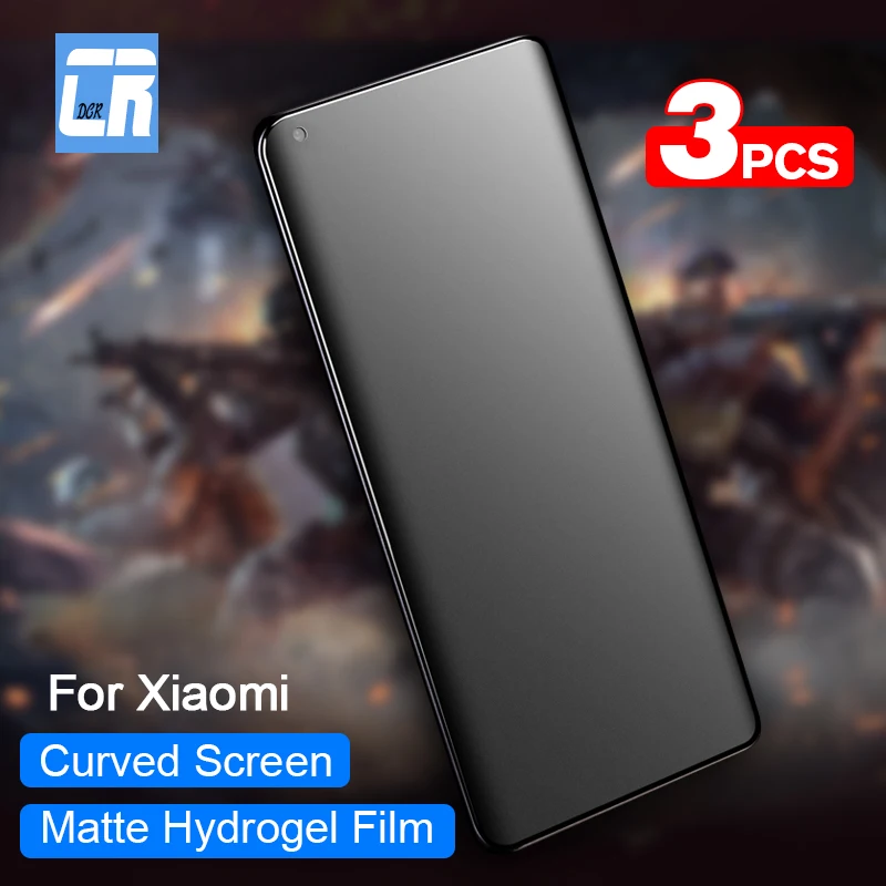 1 3 шт. матовая Гидрогелевая пленка для Xiaomi Note 10 CC9 9T Pro A3 A2 полная изогнутая Защита
