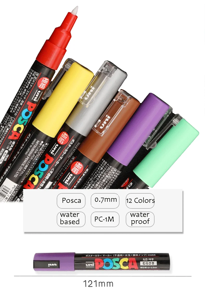 Ceramic Glass Paint Marker Pen - Paint Marker Pen Fine Point 8/12 Colors  Pc-1m - Aliexpress