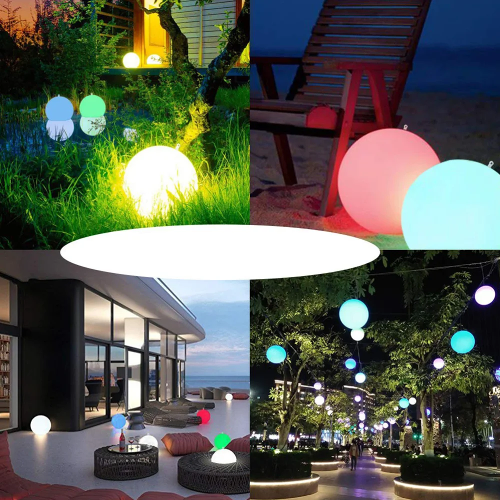 2 шт светящийся шар с дистанционным управлением шикарные надувные светящиеся