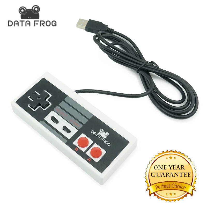 Данных лягушка классический контроллер с USB игровой геймер джойстик Джойстик для NES Windows PC для MAC компьютерный игровой контроллер геймпад