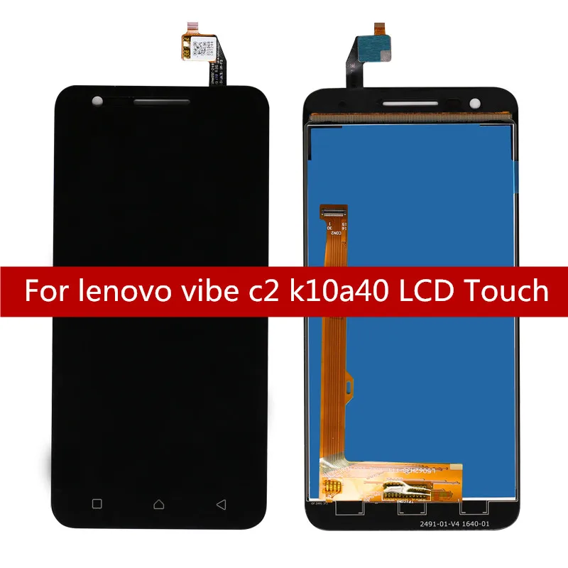 ЖК-дисплей для Lenovo C2 ЖК-дисплей для Lenovo Vibe C2 K10A40 ЖК-дисплей сенсорный дигитайзер для lenovo k10A40 дисплей Бесплатная доставка